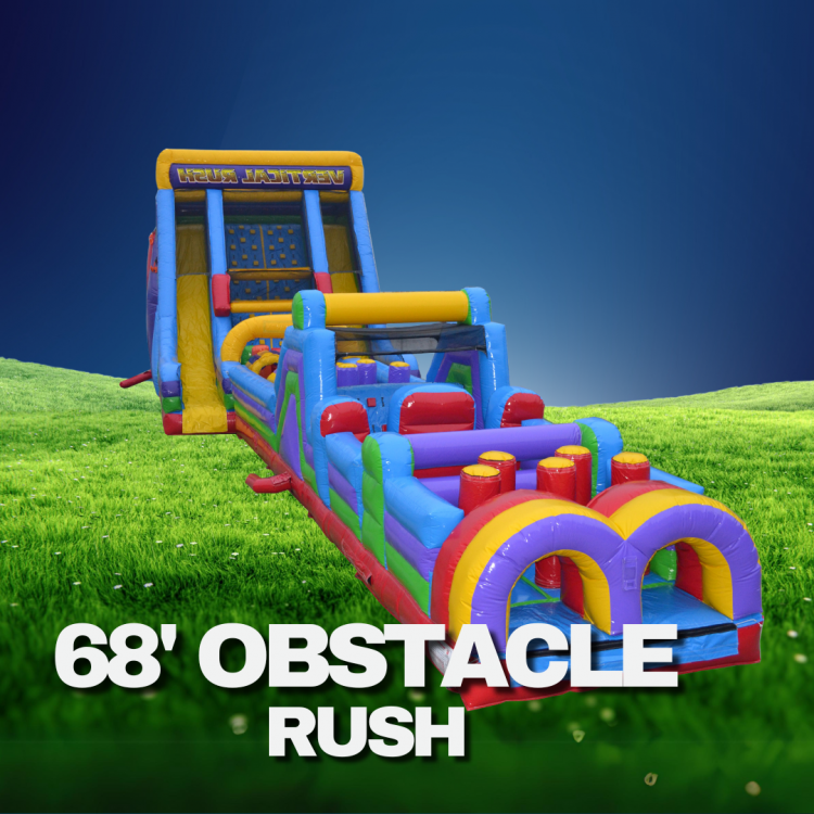 68ft Obstacle Rush Rental - S23.58