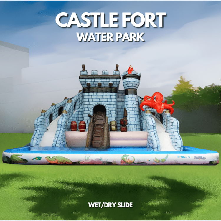 Castle Fort Water Park Slide - R104.105.30