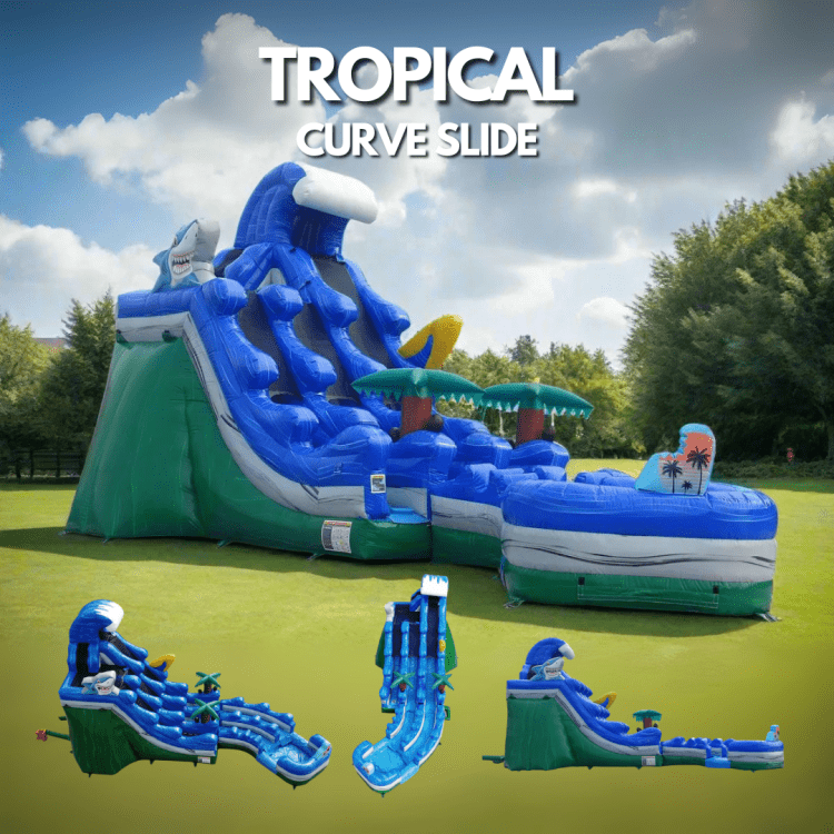 20ft Tropical Curve Slide - R203.20